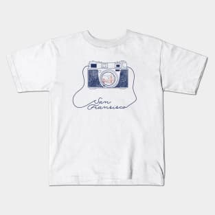 San Francisco Camera Kids T-Shirt